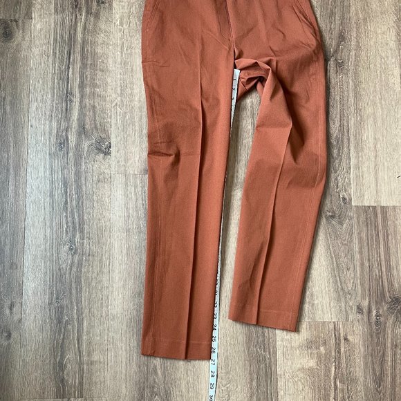 Worn once On The Go Ankle Slim Straight Pants In Bronze Glow Size M - Picture 11 of 14